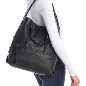 T Tahari Parker Leather Tote Bag